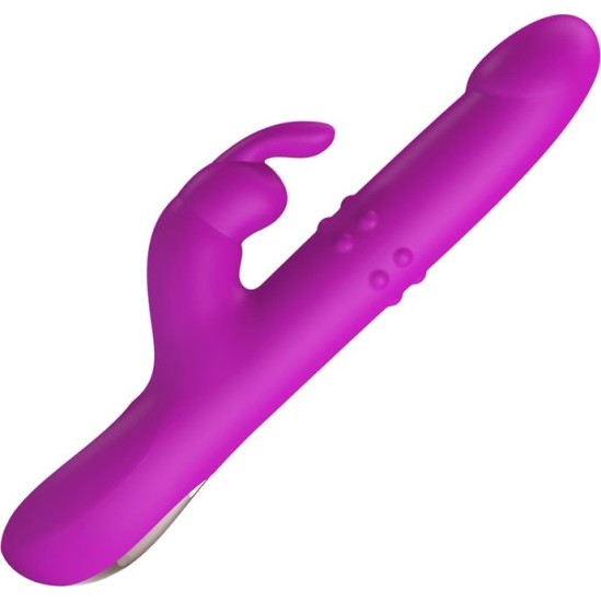 Prettylove Reese Vibe with Internal Beads and Thrusting USB