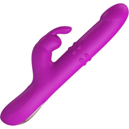 Prettylove Reese Vibe with Internal Beads and Thrusting USB