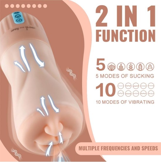 Xise Suctroker V2.0 I Sucking Effect and Vibrating Masturbator