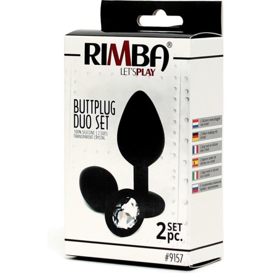 Latex Play Butt Plug Duo Set