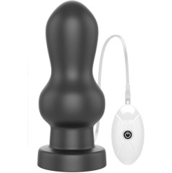 Lovetoy Vibrating Anal Plug King Sized 7 Black