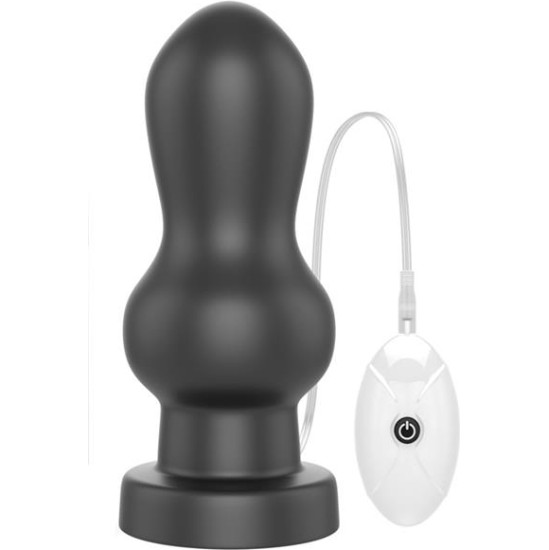 Lovetoy Vibrating Anal Plug King Sized 7 Black