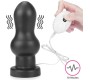 Lovetoy Vibrating Anal Plug King Sized 7 Black