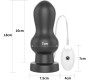 Lovetoy Vibrating Anal Plug King Sized 7 Black
