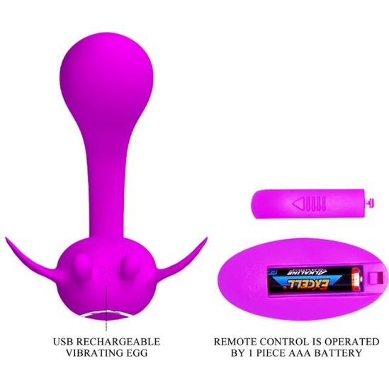 Prettylove Chimera C Shape Stimulator Flexible USB