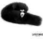 Latetobed Bdsm Line Anal plug with tail Black 40 cm