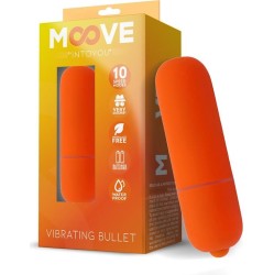 Moove Vibrating Bullet 10 Speeds Orange