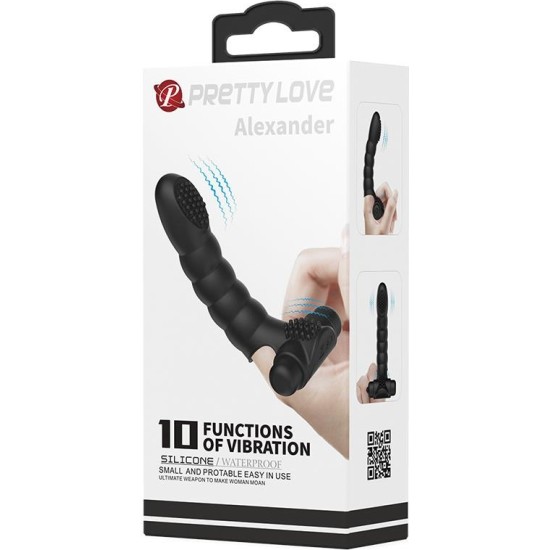 Prettylove Alexander Vibrating Finger Sleeve