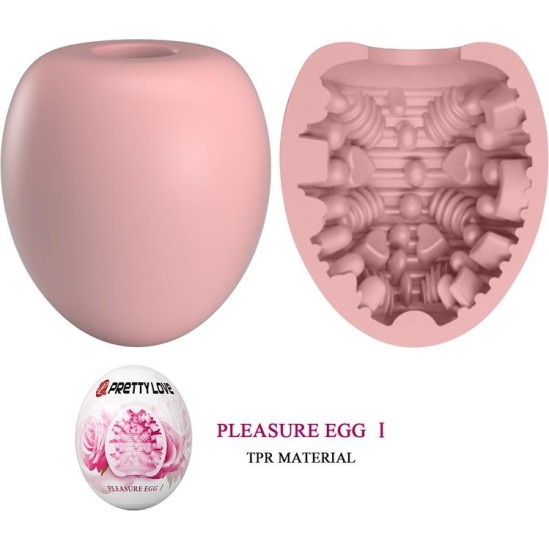 Prettylove Masturbator Egg Pleasure Egg I Pink