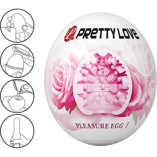 Prettylove Masturbator Egg Pleasure Egg I Pink