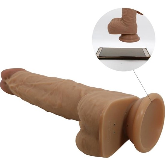 Prettylove Jonathan Dildo with Vibration and Thrusting with Remote Control