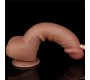 Lovetoy Dildo Sliding Skin 9.5 Brown