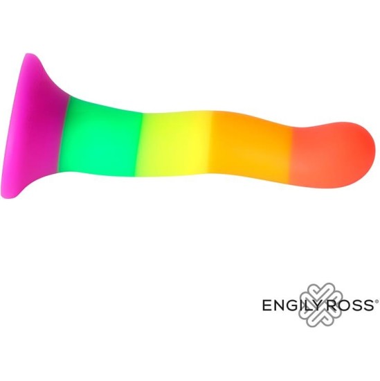 Dildox By Engily Ross Dildo Rainbow Color LGBT 18 cm