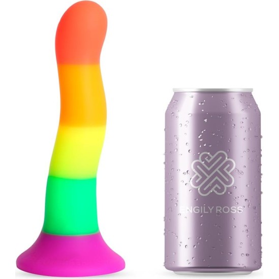 Dildox By Engily Ross Dildo Rainbow Color LGBT 18 cm