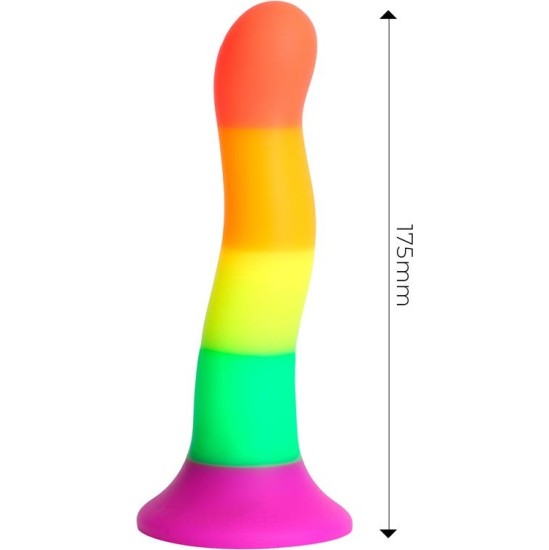Dildox By Engily Ross Dildo Rainbow Color LGBT 18 cm