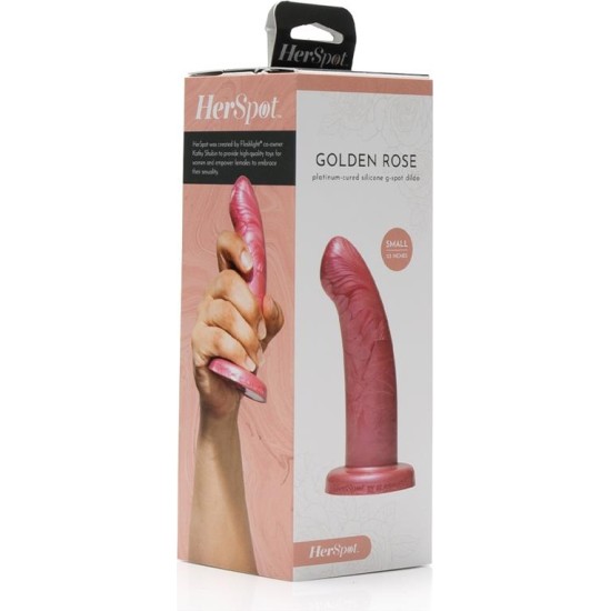 Fleshlight Herspot Dildo Golden Rose Size