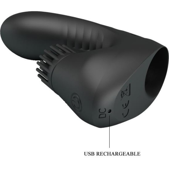 Prettylove Stimulator Rotator Magic Drill USB Silicone