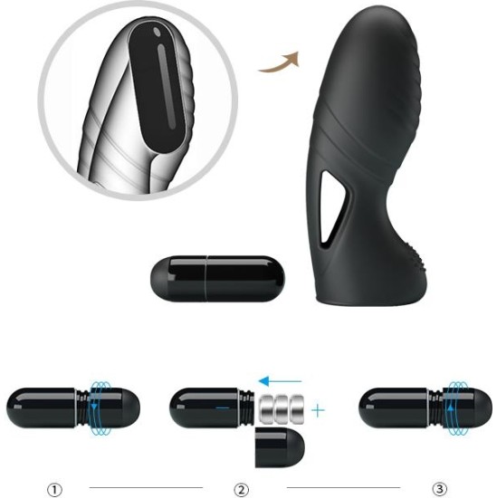 Prettylove Alan Silicone Fingering Vibrator