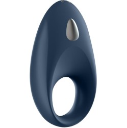 Satisfyer Royal One Vibrating Ring with APP Blue