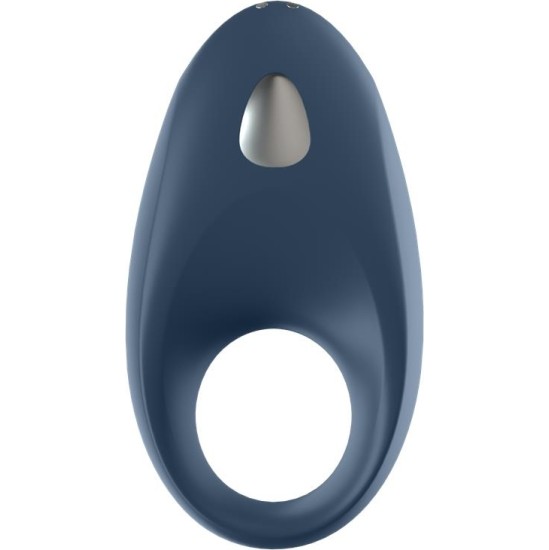 Satisfyer Royal One Vibrating Ring with APP Blue