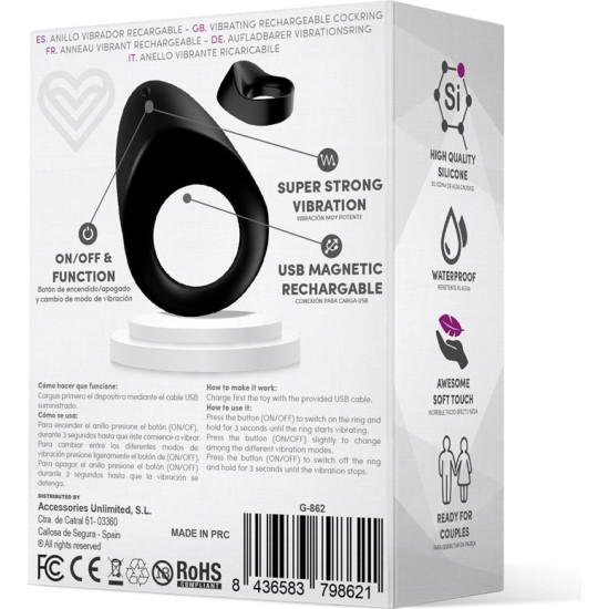 Latetobed Picker Silicone Couple Cockring