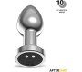 Afterdark Dimpor Chrome Anal Plug with Vibration and Magnetic USB Size M