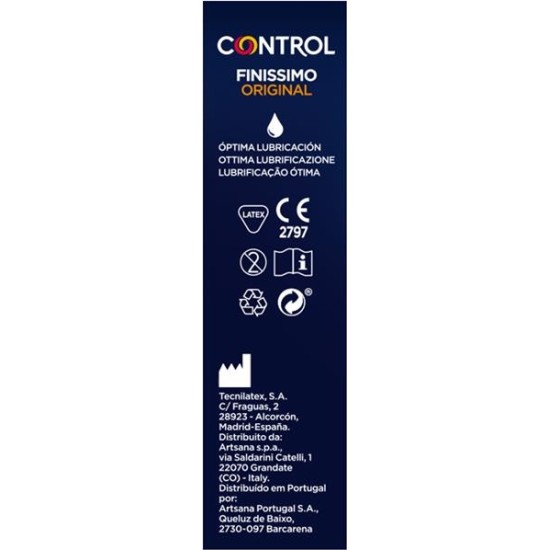 Control Finissimo Original Original 12 uds