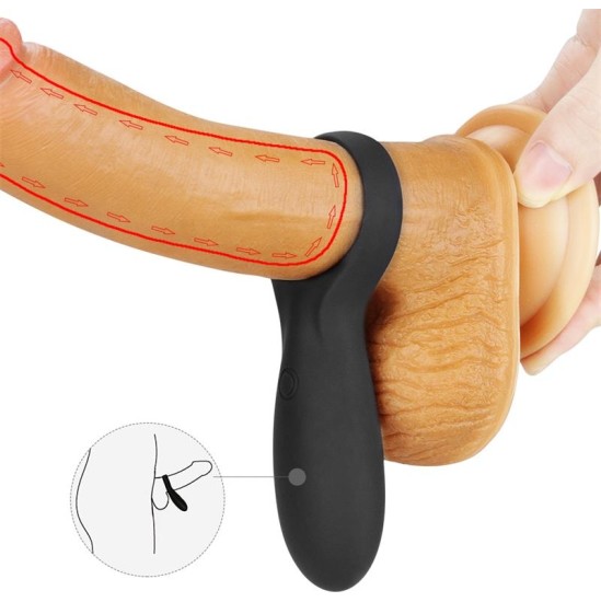 Lovetoy Penis Ring iJoy Stamina Ring USB Black