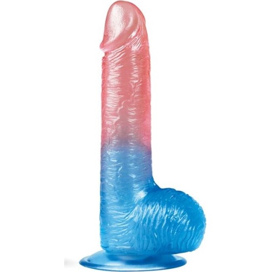 Lovetoy Dildo Dazzle Studs 7.5 Pink and Blue
