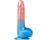 Lovetoy Dildo Dazzle Studs 7.5 Pink and Blue