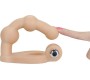 Lovetoy Anal Stimulator The Ultra Soft Bead 6 with Vibration Flesh