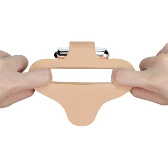 Lovetoy Anal Stimulator The Ultra Soft Bead 6 with Vibration Flesh