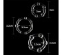 Lovetoy Pack of 3 Penis Ring Power Plus Triple Clear