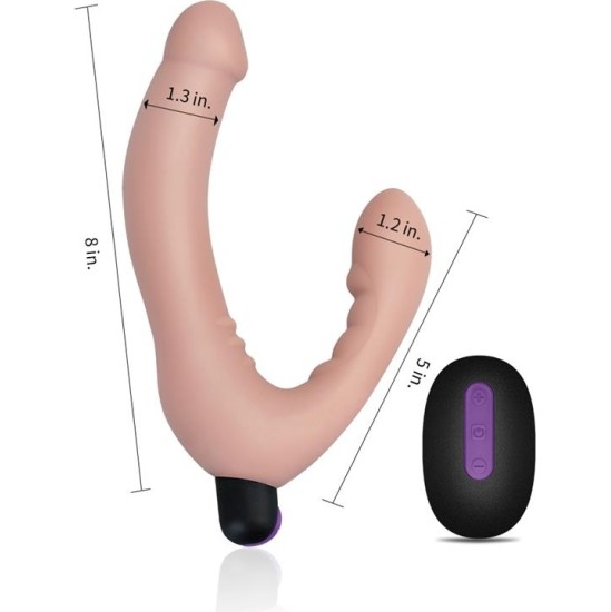 Lovetoy Strapless  Doble Dildo Silicone USB