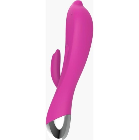 A-Gusto Dolphin Vibe 6 Vibration Functions USB Pink