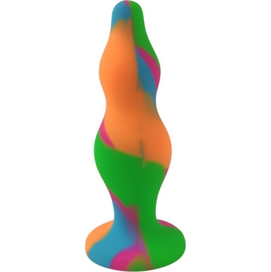 A-Gusto Silicone Butt Plug Multi Color