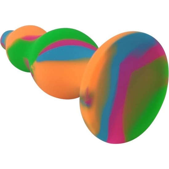 A-Gusto Silicone Butt Plug Multi Color