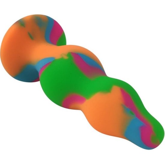 A-Gusto Silicone Butt Plug Multi Color