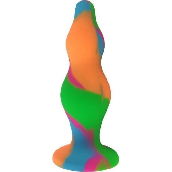 A-Gusto Silicone Butt Plug Multi Color