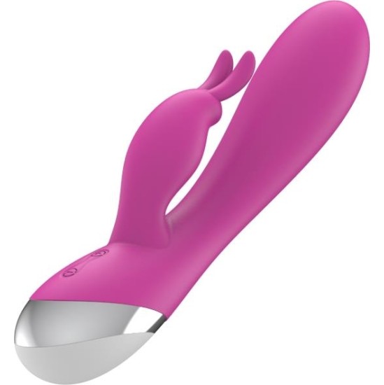 A-Gusto Dual Vibe with Rabbit USB Silicone Pink