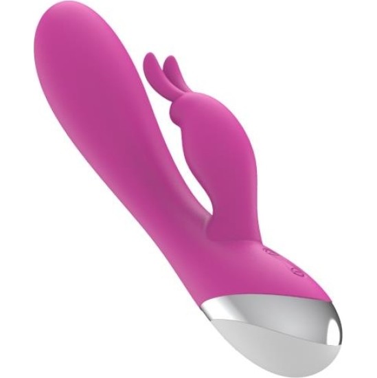 A-Gusto Dual Vibe with Rabbit USB Silicone Pink