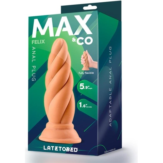 Max & Co Felix Adaptable Butt Plug 5.9 Flesh