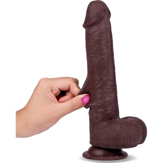 Liketrue Slidy Realistic Dildo Dual Layer Retractable and Adjustable 9