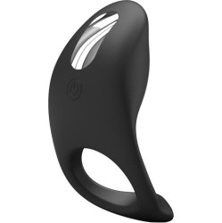 Prettylove Cockring Gemma USB Silicone Black