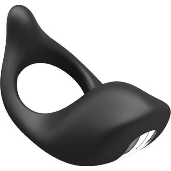 Prettylove Cockring Gemma USB Silicone Black
