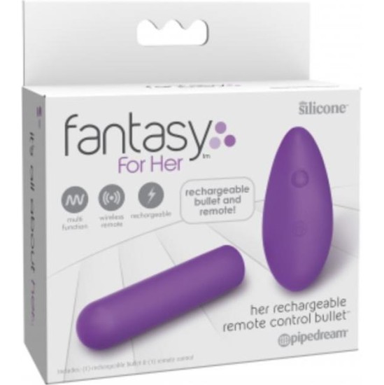 Fantasy For Her Vibrating Bullet Remote Control Rechargable USB