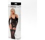 Amorable Basque with Stocking Black