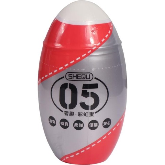 Shequ Masturbator Rainbow Red