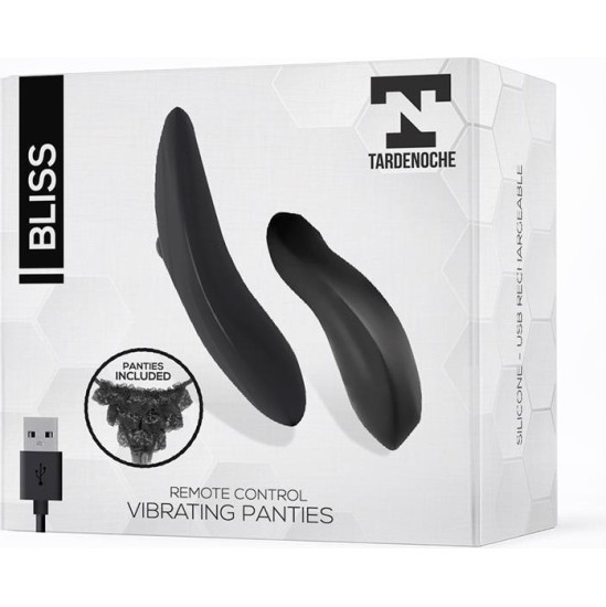 Tardenoche Bliss Vibrating Panties USB Remote Control USB Silicone