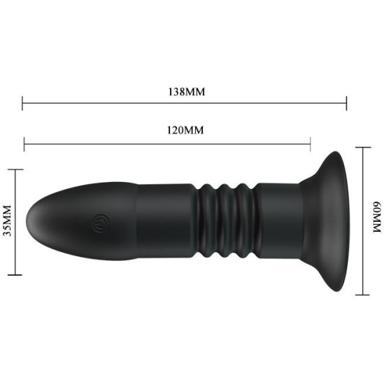 Prettylove Butt Plug Magic Jinger Up and Down Movement